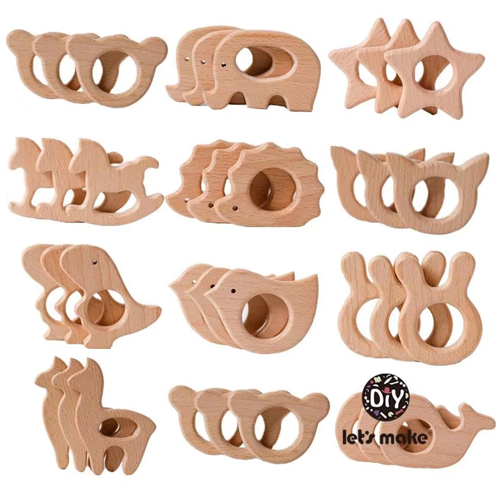 Kitchen Appliances Video - Zróbmy 1PC Baby gryzak z drewna