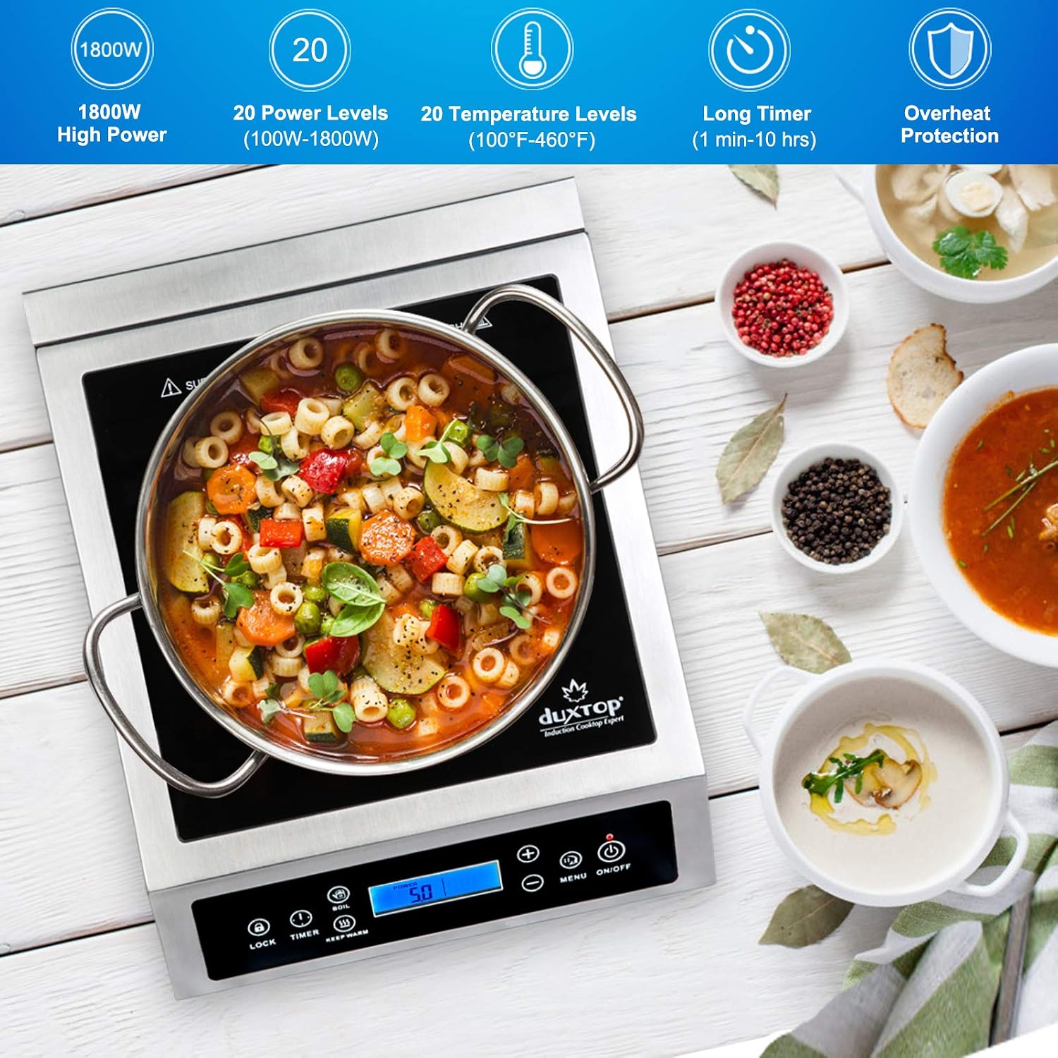 Profesjonalna przenośna płyta  – Induction Cooktop Portable recenzja i cena