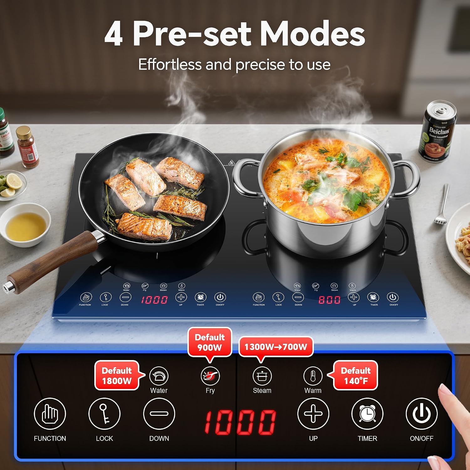 Przenośna płyta indukcyjna 2-p – Induction Cooktop Portable recenzja i cena